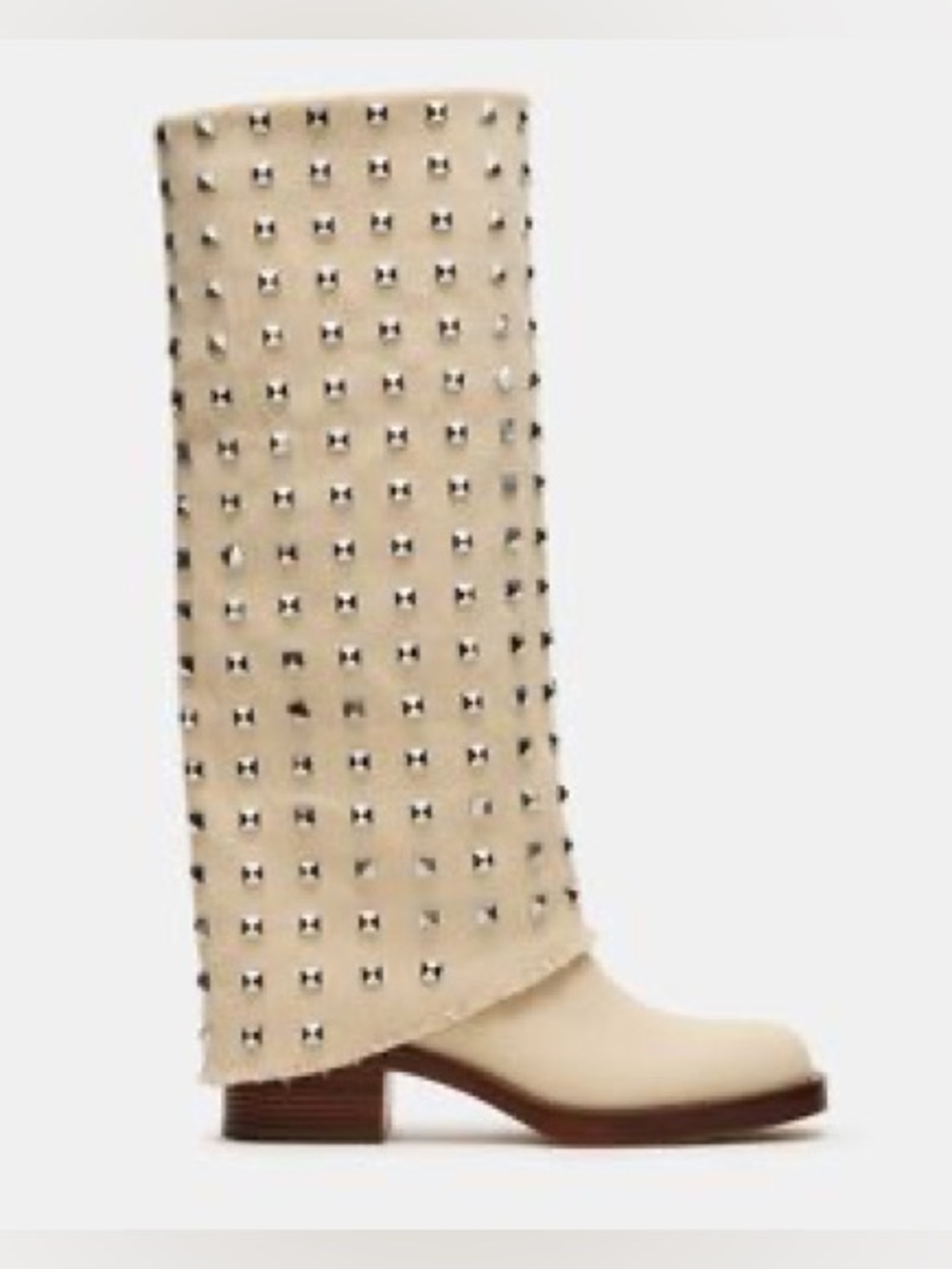 Steve Madden Women’s Recon Studded Design Beige Color Boots Size-6.5 - Picture 12 of 12